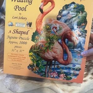 SunOut Flamingo Shaped Jigsaw Puzzle - 1000 Pieces